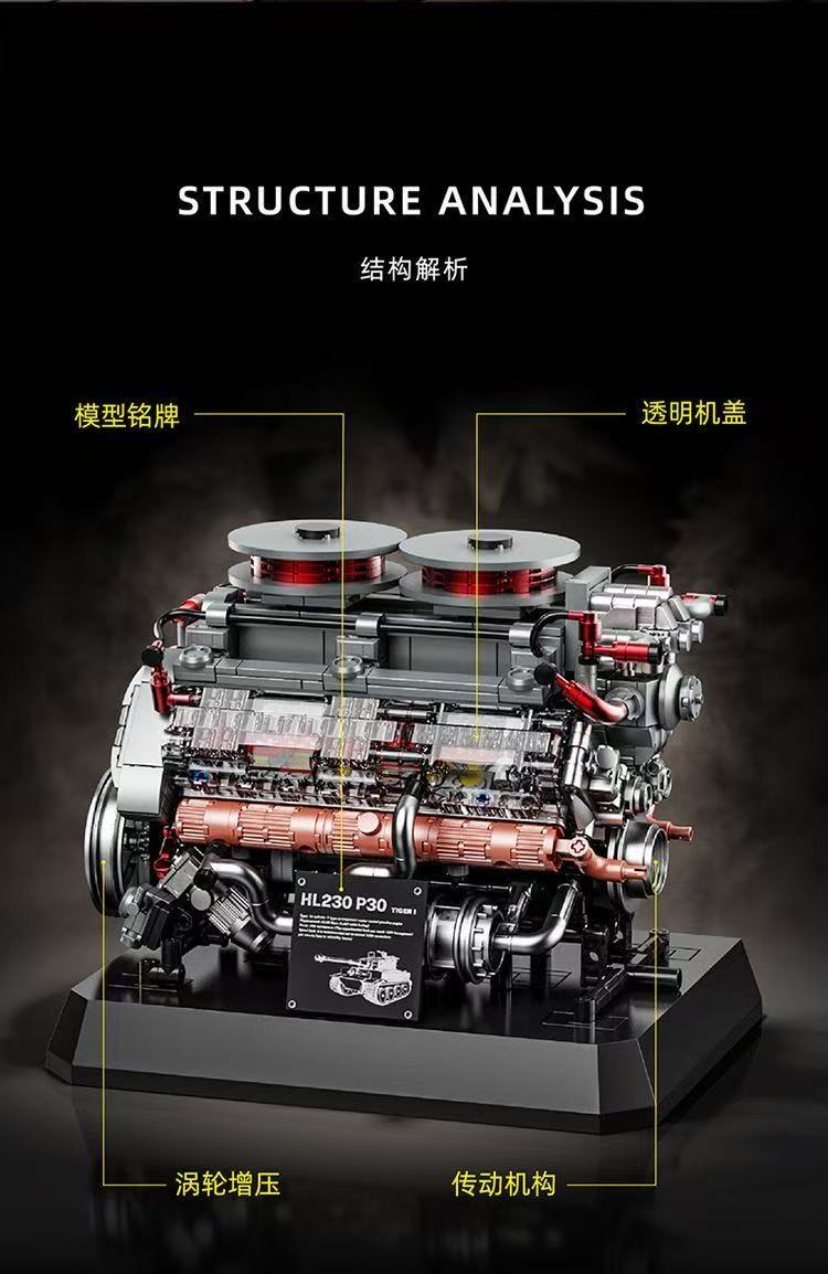 12GO 95008 TIGER TANK ENGINE - YWOBB