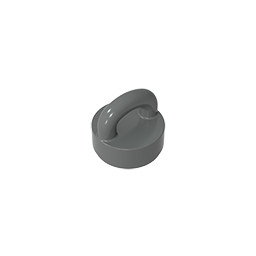 GOBRICKS GDS-90499 Tile Round 1 x 1 with Loop - YWOBB