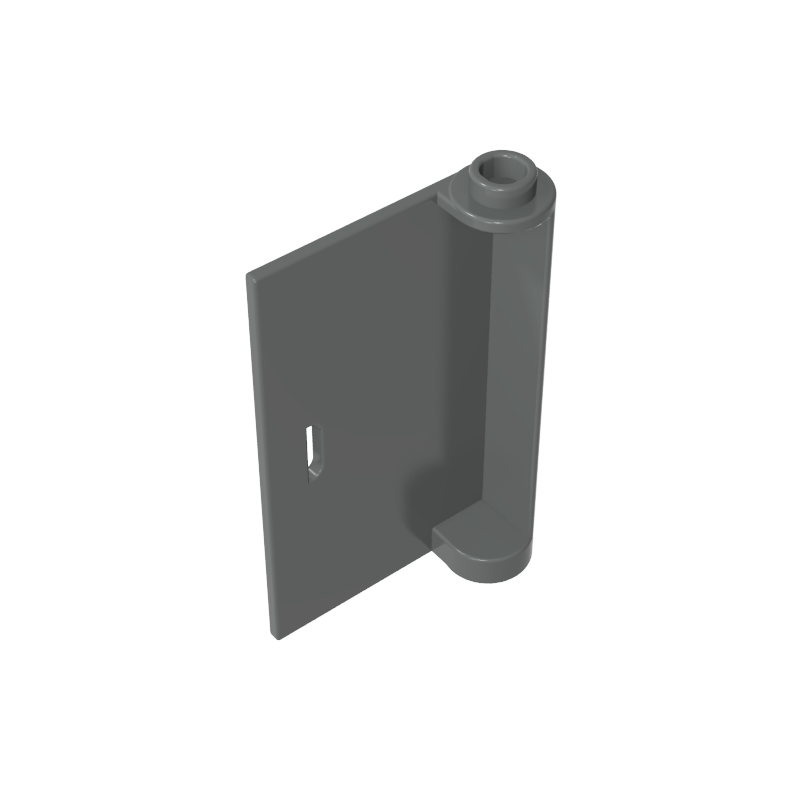 GOBRICKS GDS-1515 Door 1 x 3 x 4 Left - Open Between Top and Bottom Hinge - YWOBB
