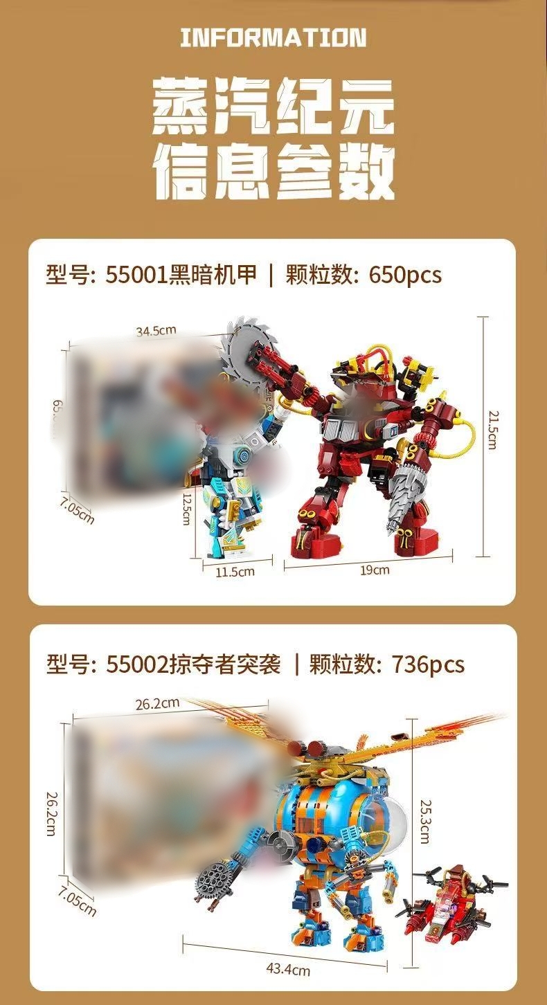 KALOS BLOCKS 55001-55005 Embark on the Steam Era - YWOBB