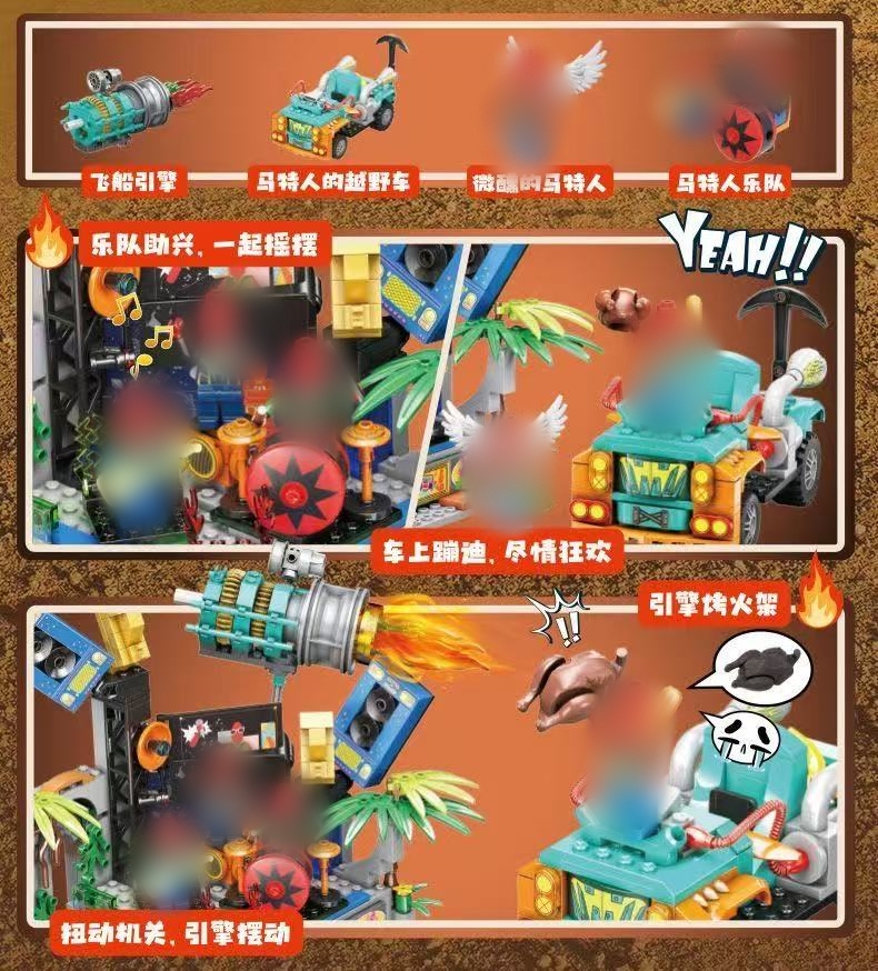 KALOS BLOCKS 57001-57006 Crazy Tribe - YWOBB