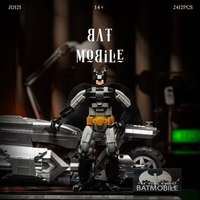 Small Angle JD121 Batman's motorcycle - YWOBB