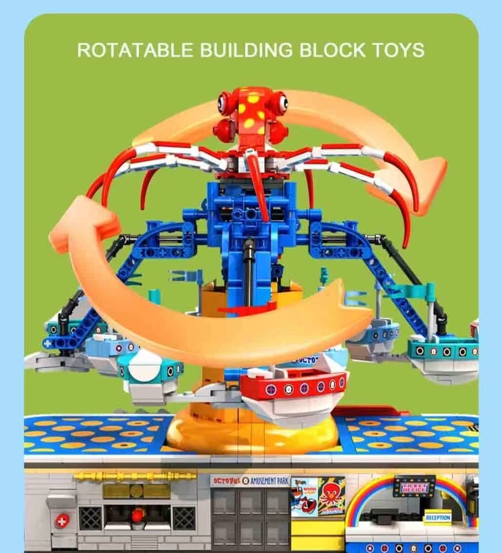 Small Angle JD117 OCTOPUS AMUSEMENT PARK - YWOBB