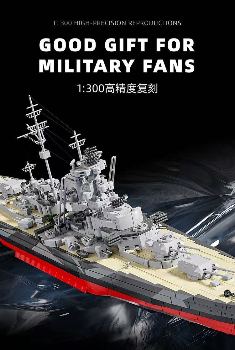 12GO 98006 TIRPITZ BATTLESHIP - YWOBB
