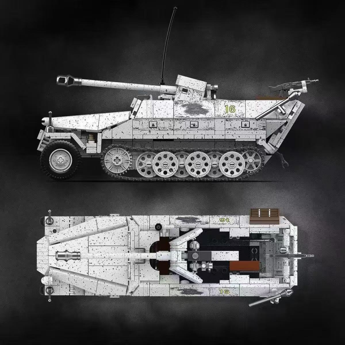 Quan Guan 100320  Sd.Kfz.251/22 Ausf.D PANKWAGEN limited version - YWOBB