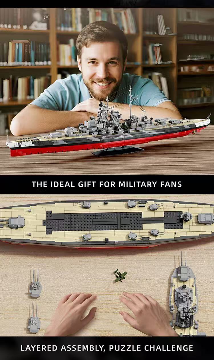 12GO 98006 TIRPITZ BATTLESHIP - YWOBB