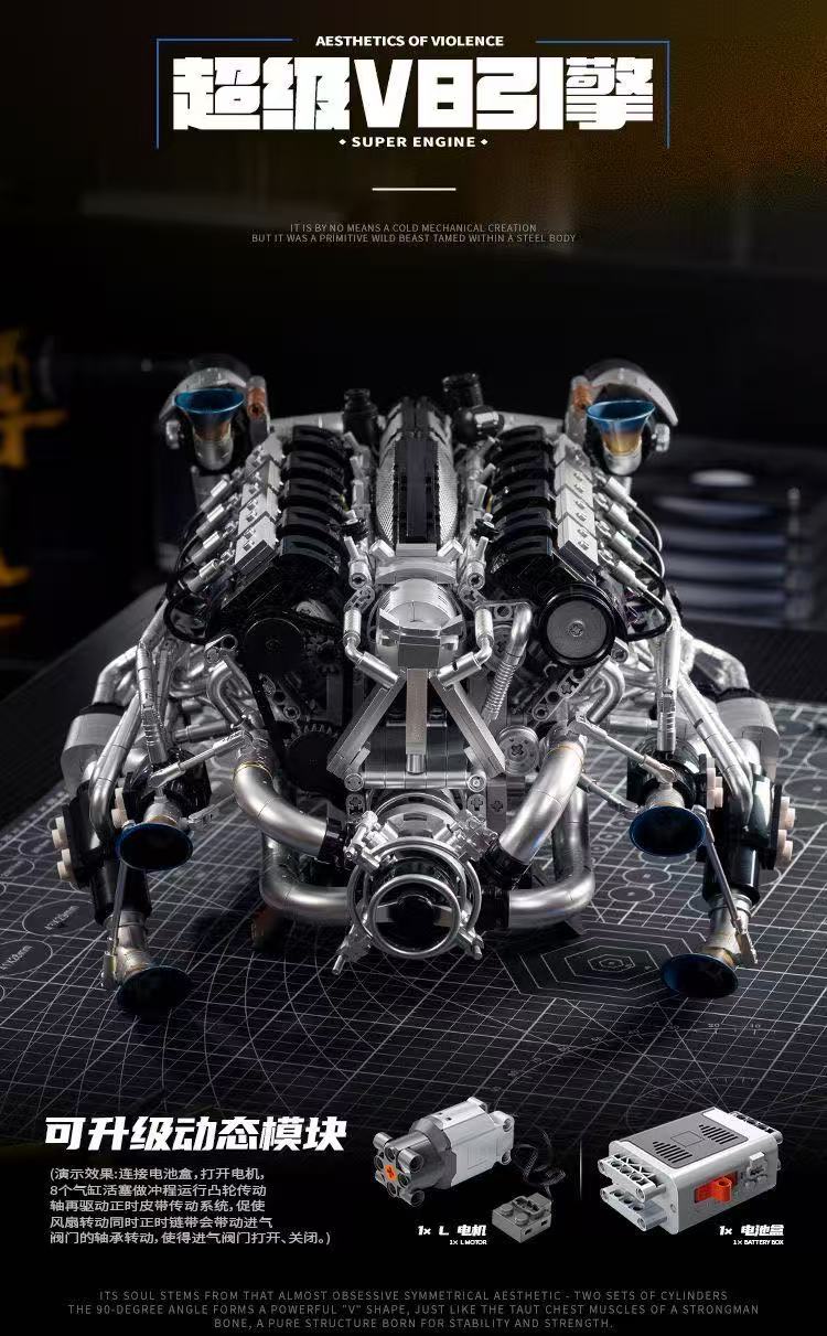 Eikee Y15002 PISTON  V8 Engine - YWOBB