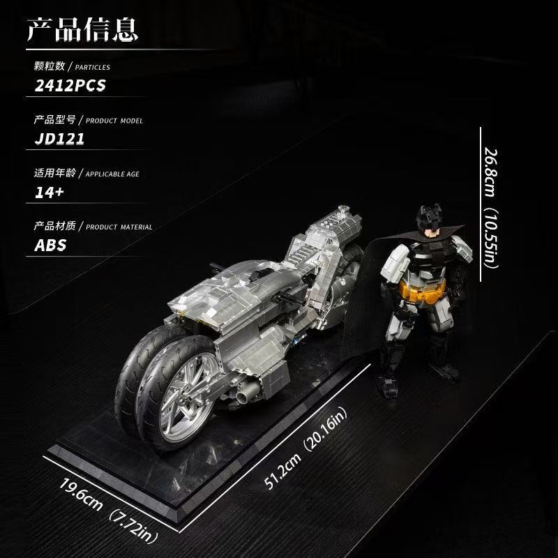 Small Angle JD121 Batman's motorcycle - YWOBB