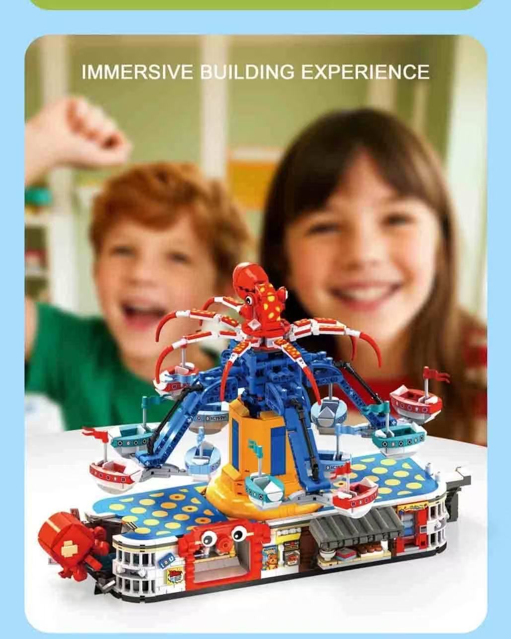 Small Angle JD117 OCTOPUS AMUSEMENT PARK - YWOBB