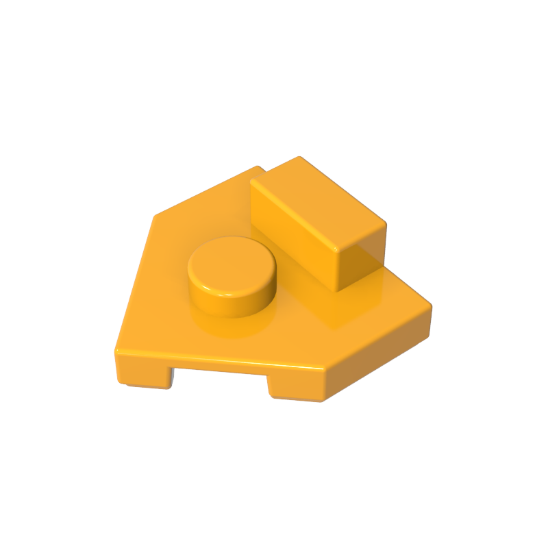 GOBRICKS GDS-M228 2x2 Wedge Plate - YWOBB