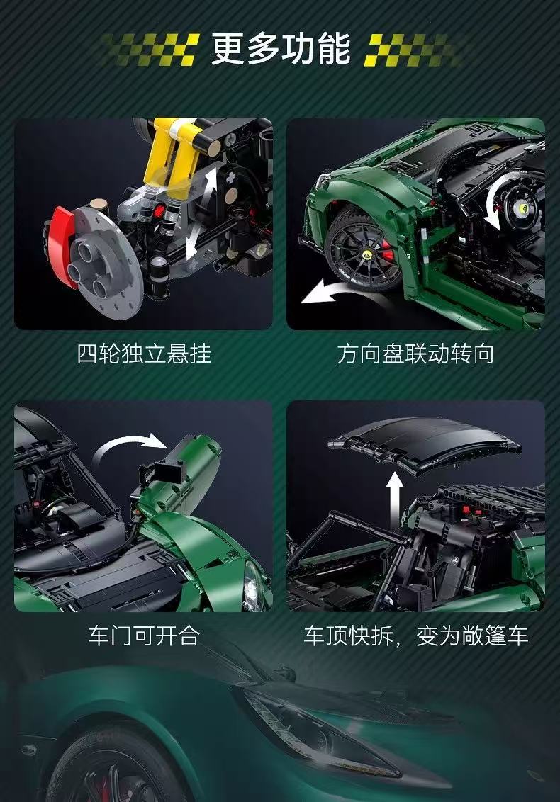 CADA C61511 Lotus Exige Cup 430 Factory Lotus 1:8 - YWOBB