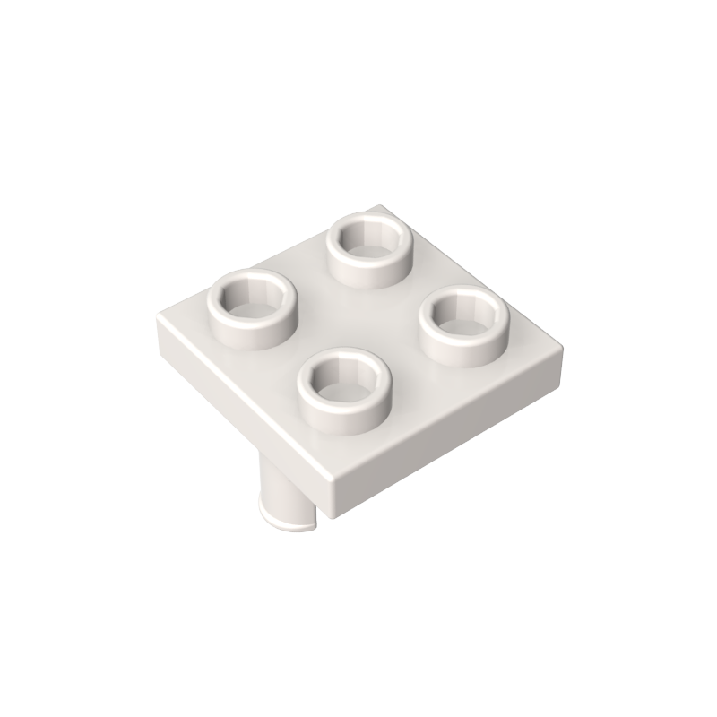 GOBRICKS GDS-1191 Modified 2 x 2 with Pins on Bottom - YWOBB