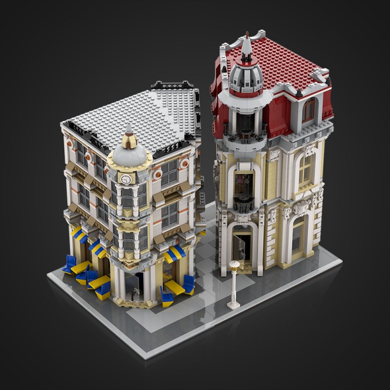 GOBRICKS MOC A2282 Corner Alley - YWOBB