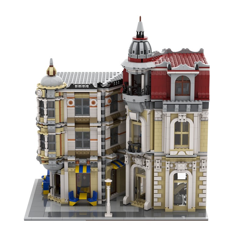 GOBRICKS MOC A2282 Corner Alley - YWOBB