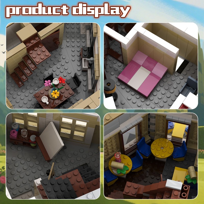 GOBRICKS MOC A2282 Corner Alley - YWOBB