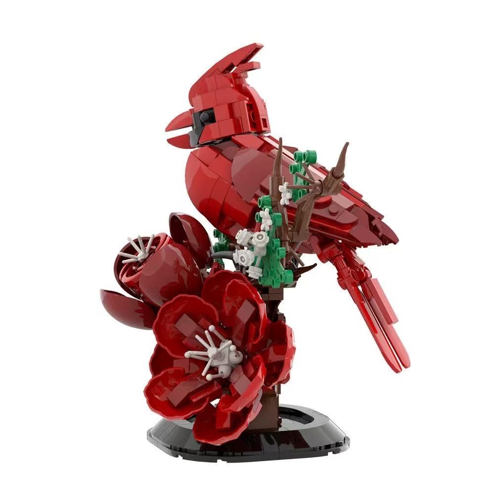 GOBRICKS MOC S0023 Cardinal with base - YWOBB