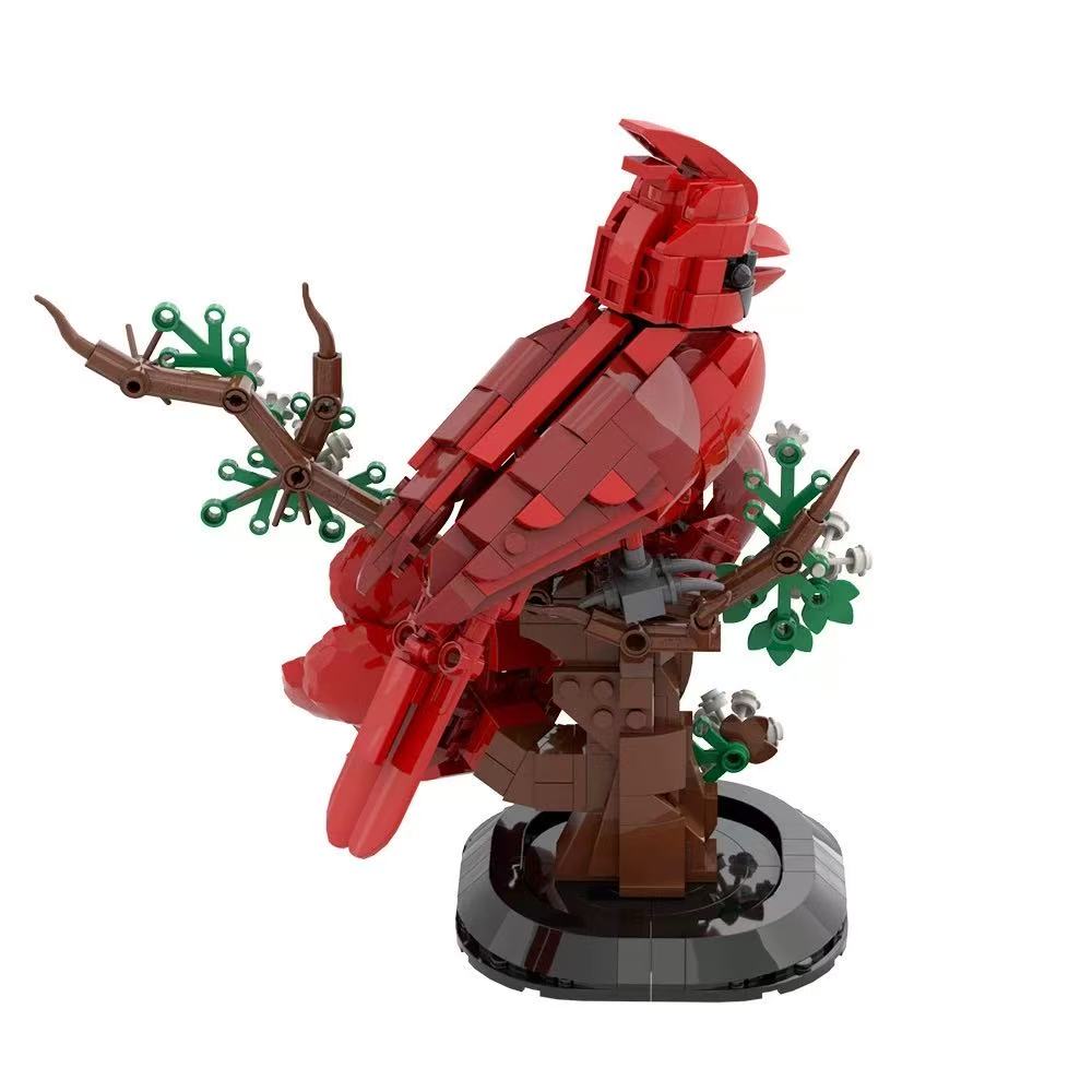 GOBRICKS MOC S0023 Cardinal with base - YWOBB