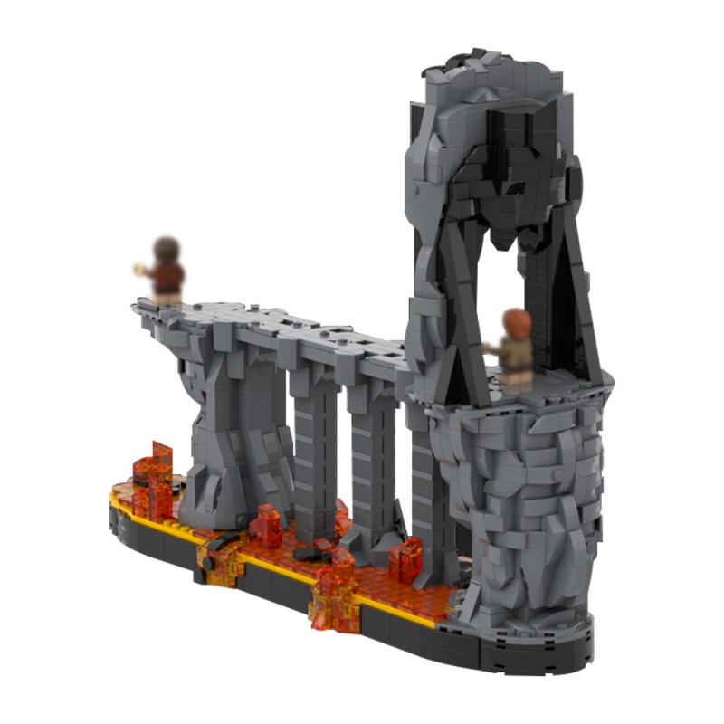 GOBRICKS MOC 226536 The Fires of Mount Doom - YWOBB