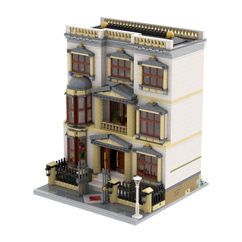 GOBRICKS MOC A2283 Classicistic Villa - YWOBB