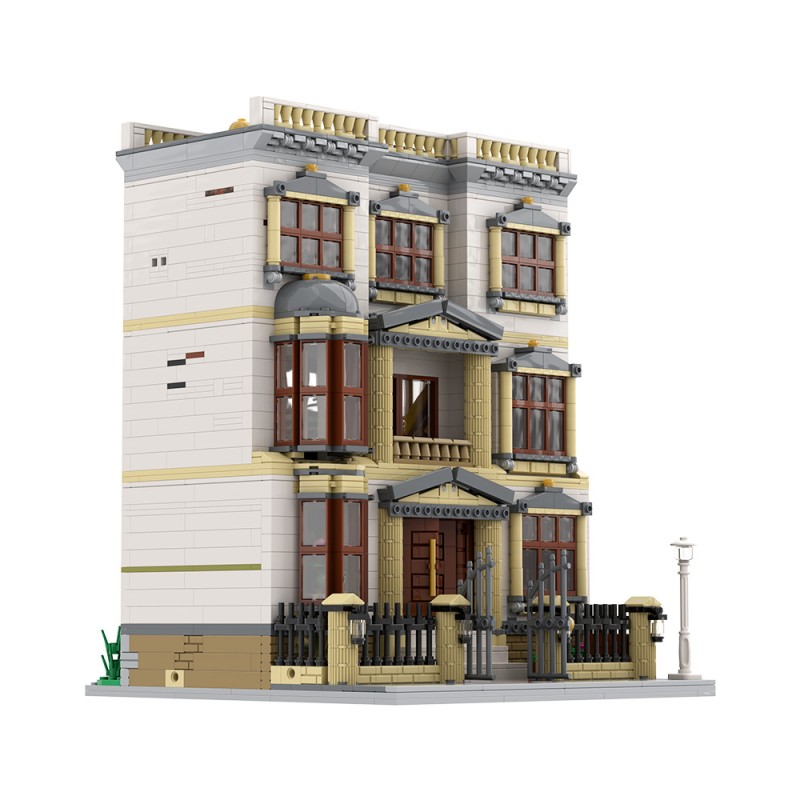 GOBRICKS MOC A2283 Classicistic Villa - YWOBB