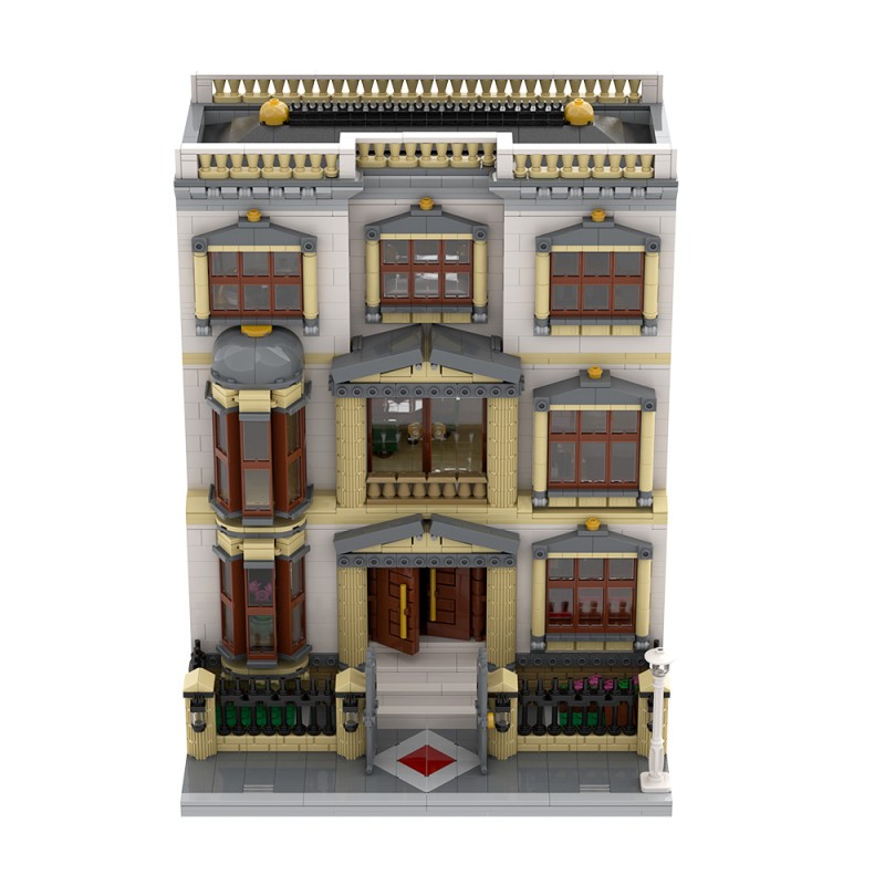 GOBRICKS MOC A2283 Classicistic Villa - YWOBB