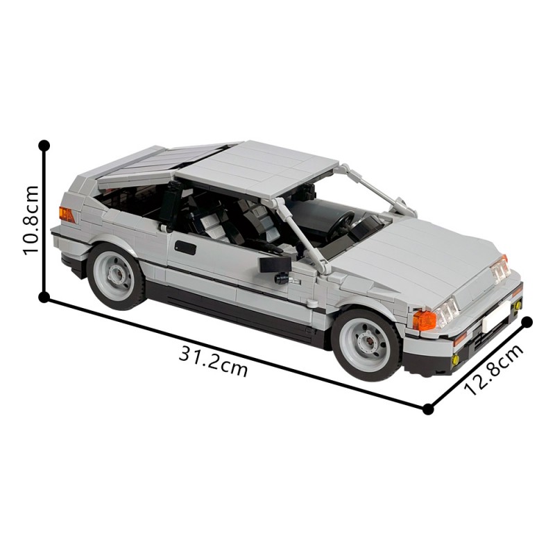 GOBRICKS MOC 226001 Honda CR-X - YWOBB