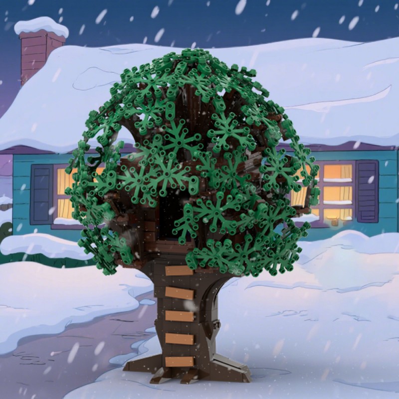 GOBRICKS MOC 220588 Bart's Treehouse - YWOBB