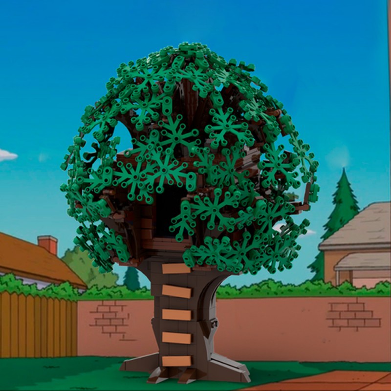 GOBRICKS MOC 220588 Bart's Treehouse - YWOBB