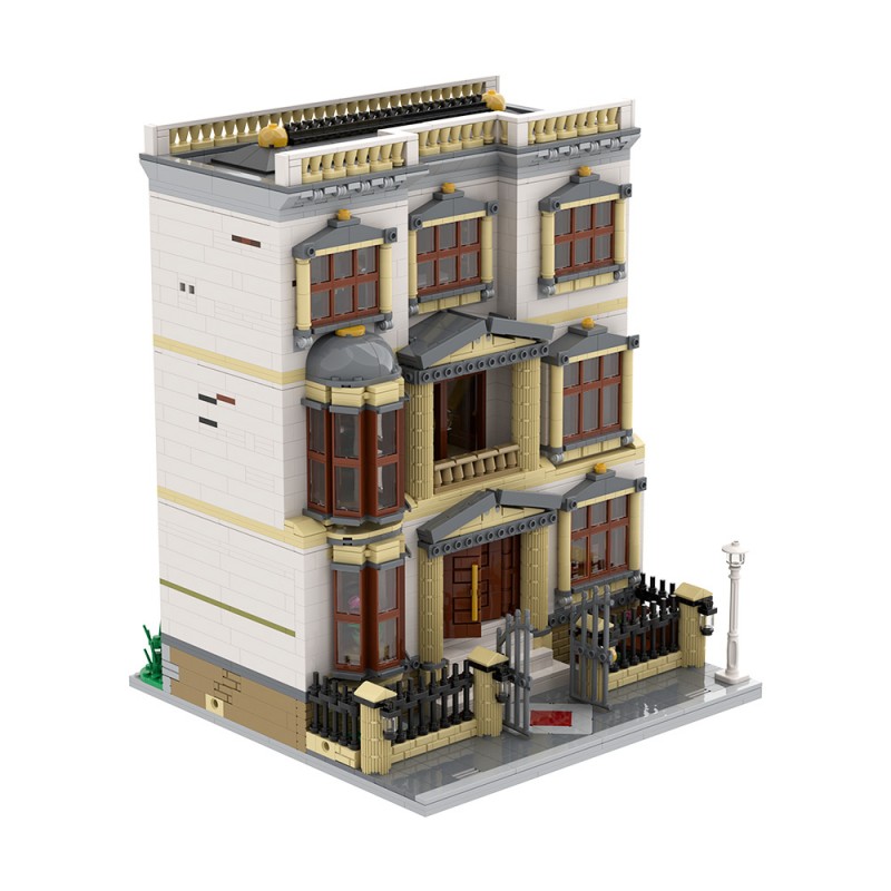 GOBRICKS MOC A2283 Classicistic Villa - YWOBB