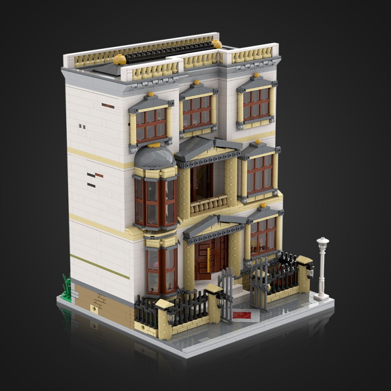 GOBRICKS MOC A2283 Classicistic Villa - YWOBB