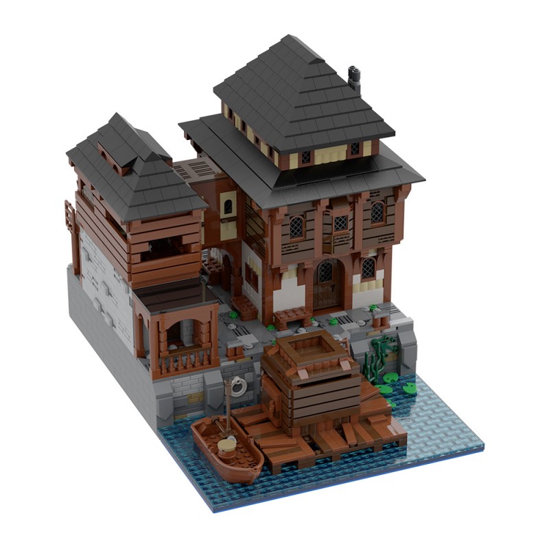 GOBRICKS MOC A2287 Port Tavern - YWOBB