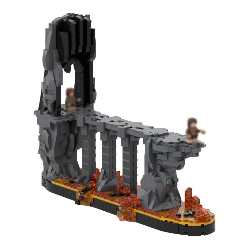 GOBRICKS MOC 226536 The Fires of Mount Doom - YWOBB