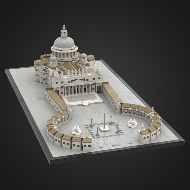 GOBRICKS MOC 218958 Saint Peter's Basilica - YWOBB