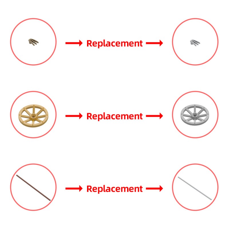 GOBRICKS MOC A2310 Howl's Moving Castle - YWOBB