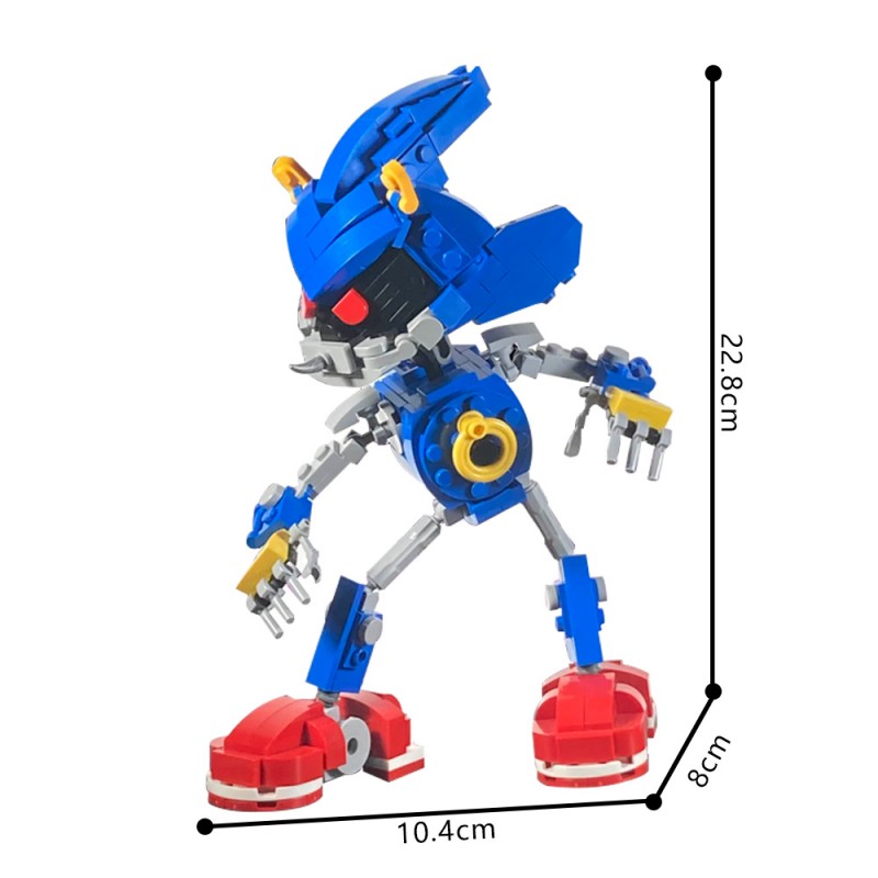 GOBRICKS MOC 220049 Metal Sonic - YWOBB