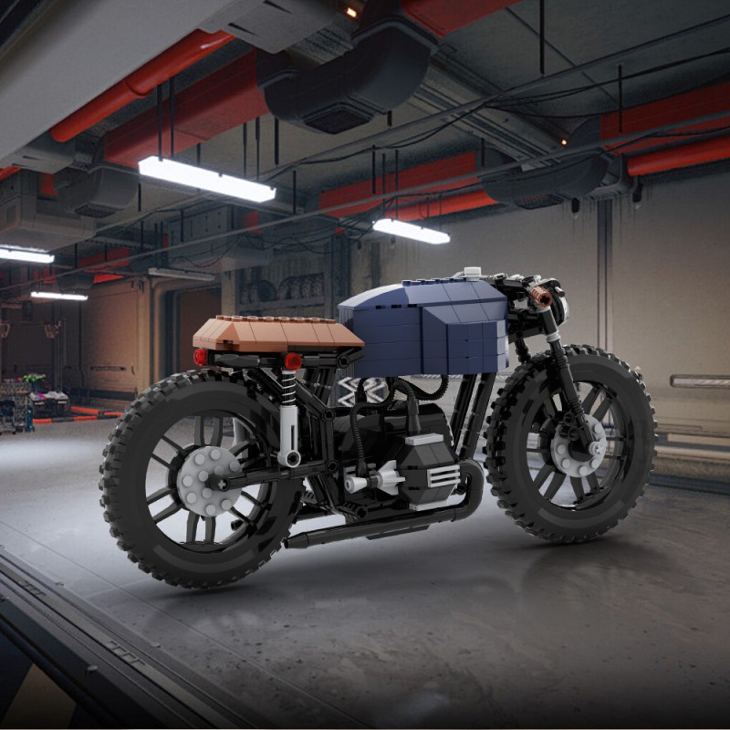 GOBRICKS MOC A2306 BMW R100 serie Air Boxer Moto Cafe Racer - YWOBB