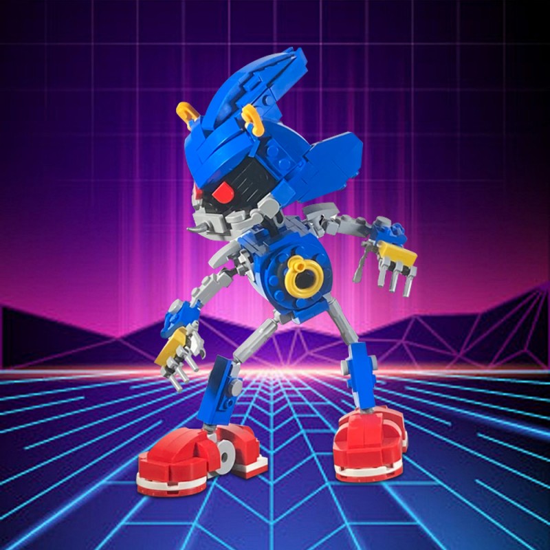 GOBRICKS MOC 220049 Metal Sonic - YWOBB