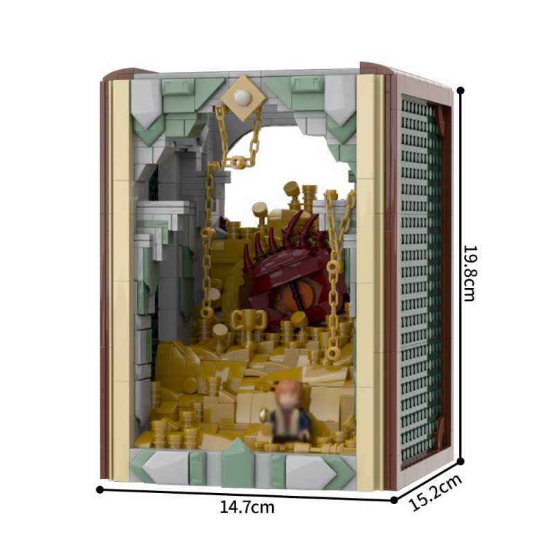 GOBRICKS MOC 222251 Book Nook - YWOBB