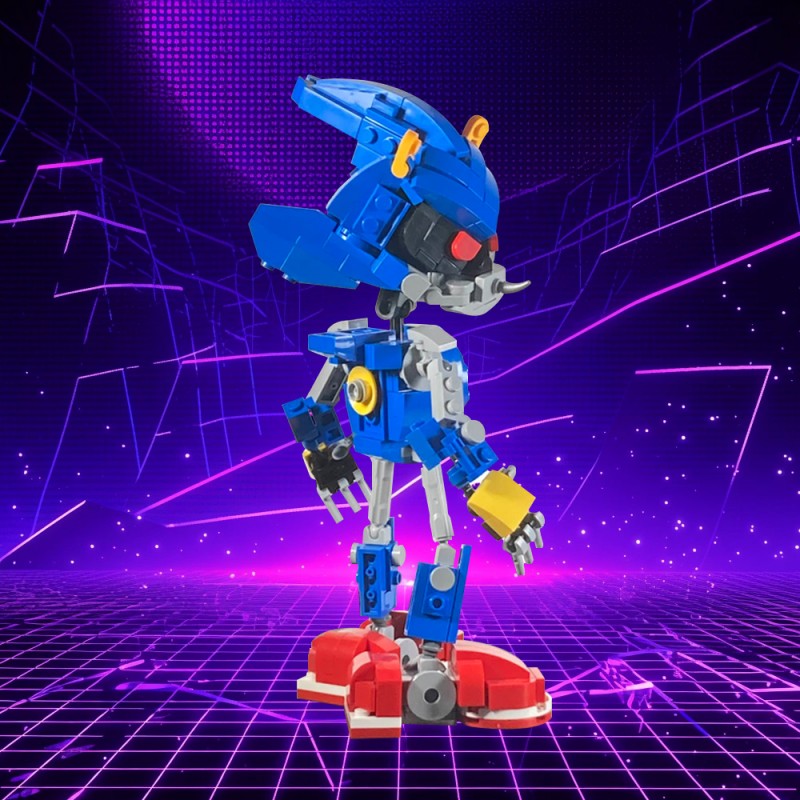 GOBRICKS MOC 220049 Metal Sonic - YWOBB