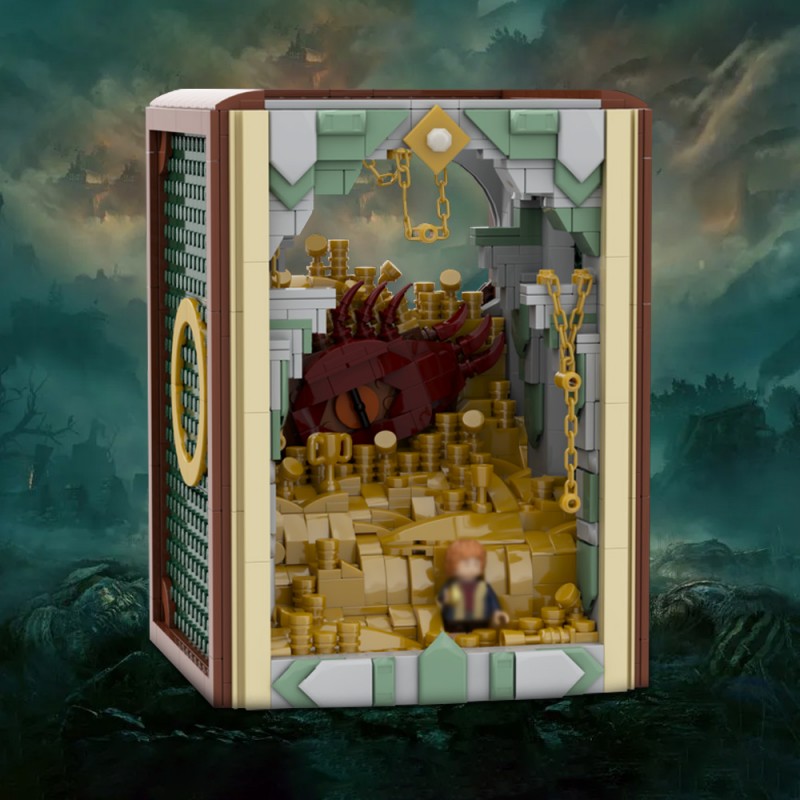 GOBRICKS MOC 222251 Book Nook - YWOBB