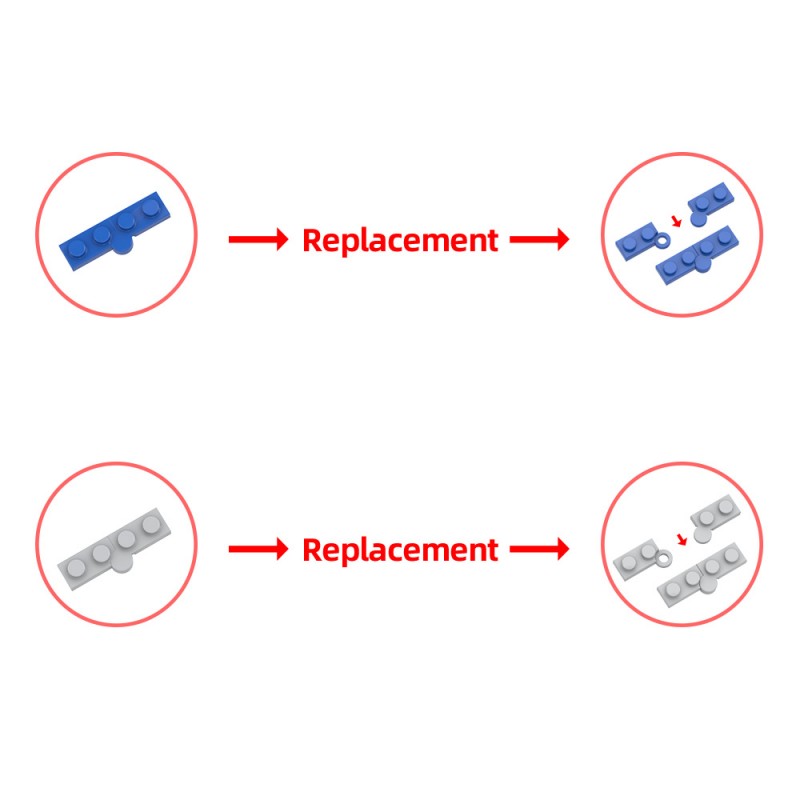 GOBRICKS MOC 220049 Metal Sonic - YWOBB