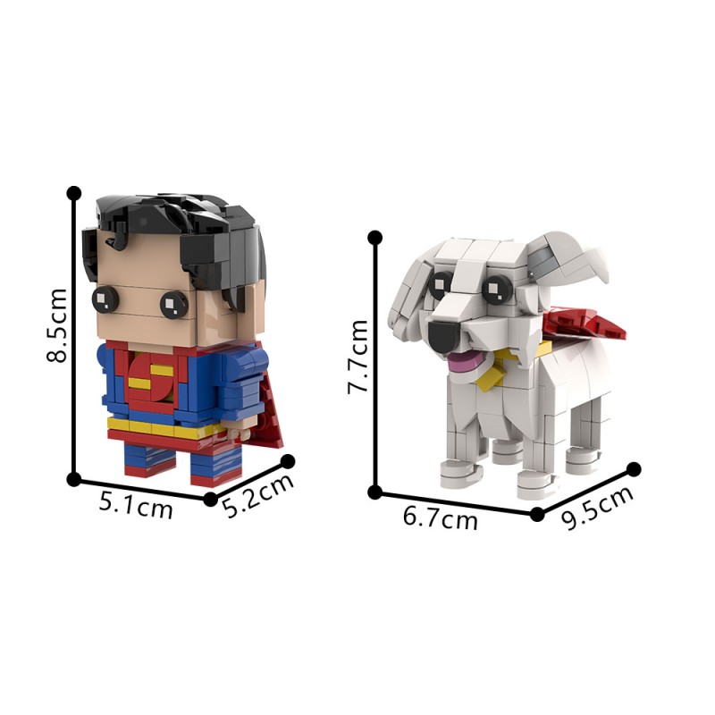 GOBRICKS MOC A2316 Superman - YWOBB