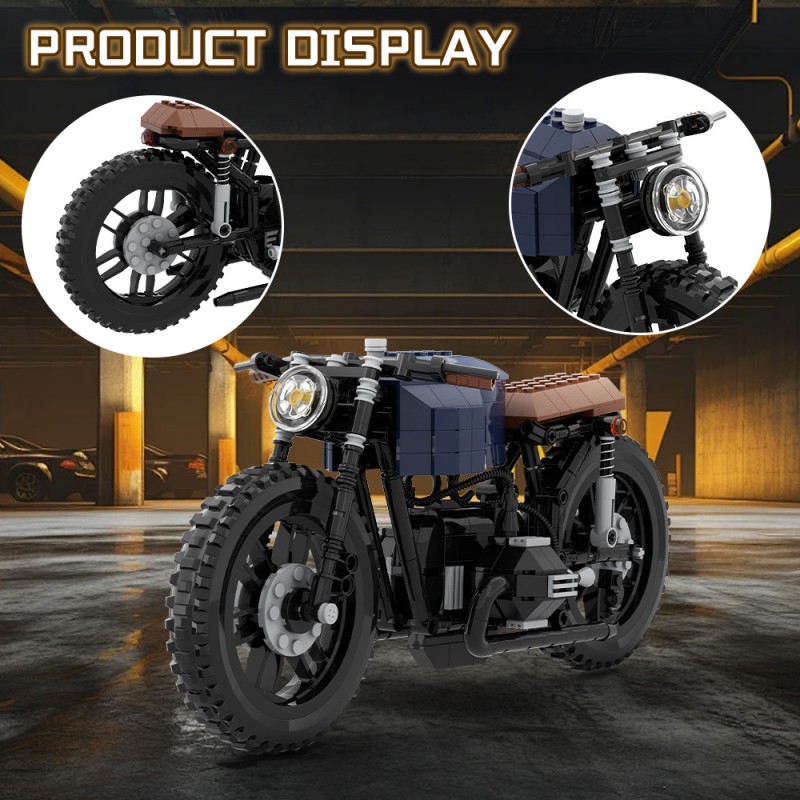 GOBRICKS MOC A2306 BMW R100 serie Air Boxer Moto Cafe Racer - YWOBB