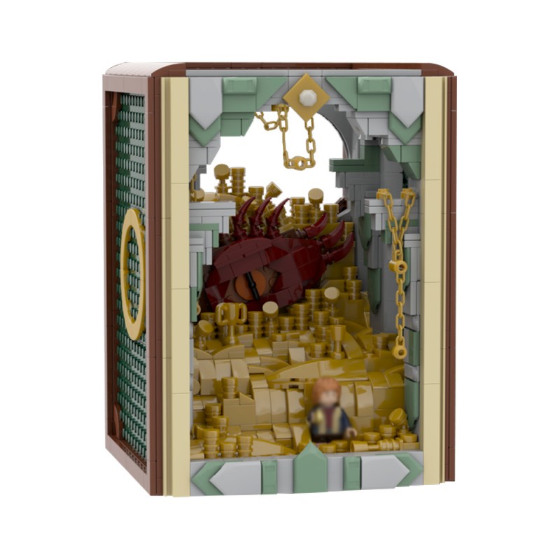 GOBRICKS MOC 222251 Book Nook - YWOBB