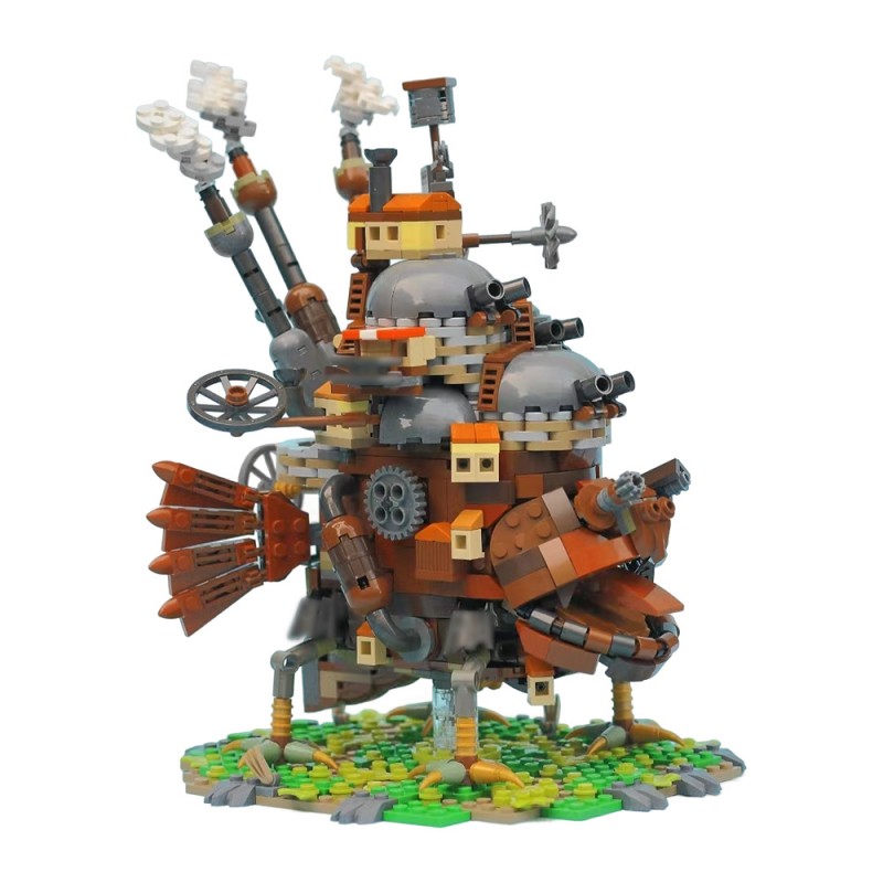 GOBRICKS MOC A2310 Howl's Moving Castle - YWOBB