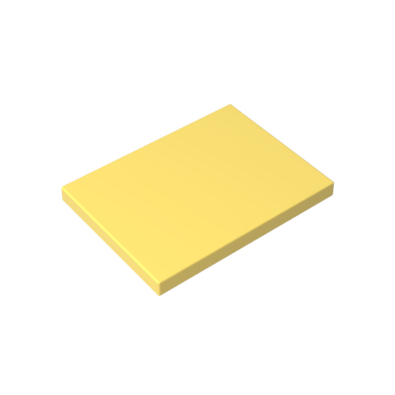 GOBRICKS GDS-90198 Tile 3 x 4 - YWOBB