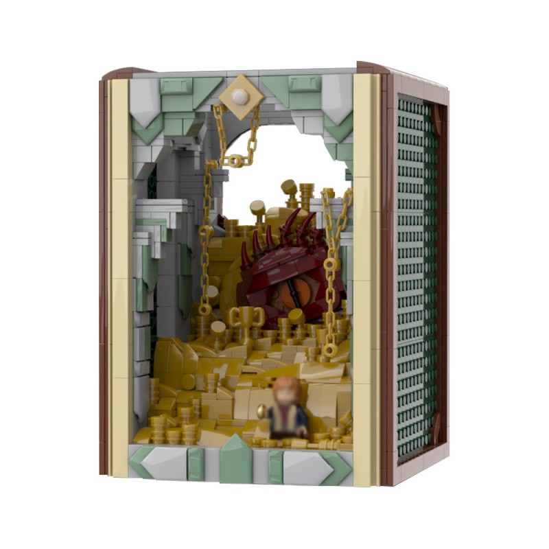 GOBRICKS MOC 222251 Book Nook - YWOBB