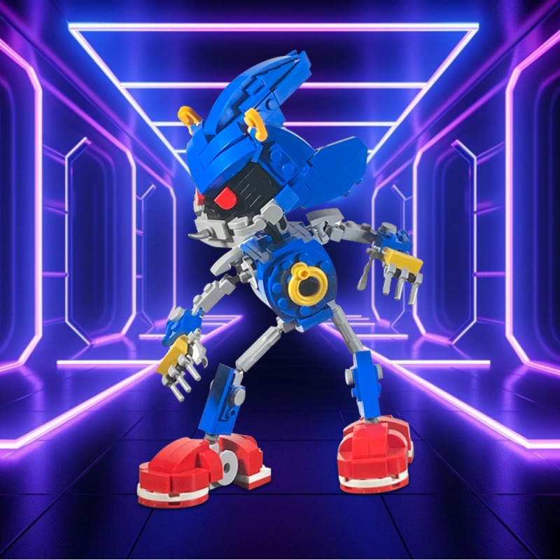 GOBRICKS MOC 220049 Metal Sonic - YWOBB