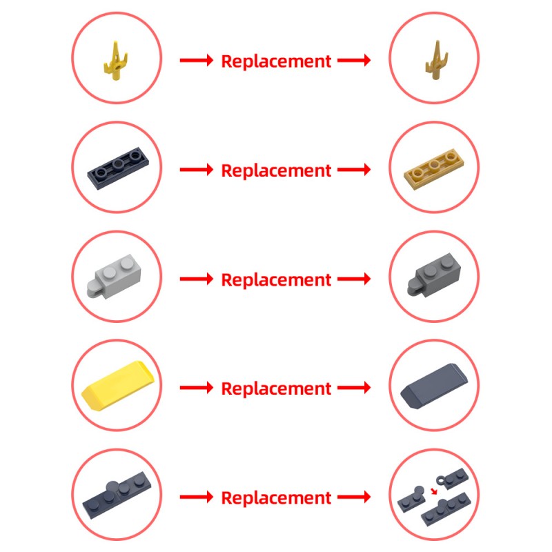 GOBRICKS MOC 222224 Vi's Atlas Gauntlet - YWOBB