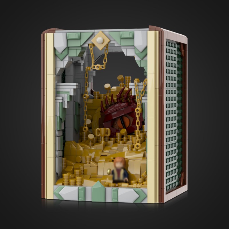 GOBRICKS MOC 222251 Book Nook - YWOBB